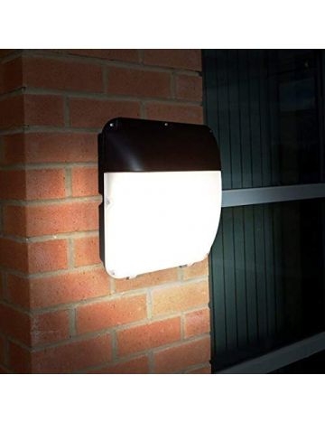 30w LED Wandleuchte mit Fotozellen/ Photocell Sensor Abenddämmerung bis Morgengrauen, IP65 Wasserdicht für den Außenbereich-mit farbwechselndem 3CCT-Schalter zum Einstellen von 3000k Warmweiß, 4200k Kaltweiß und 6500k Tageslicht [Energieklasse A +]