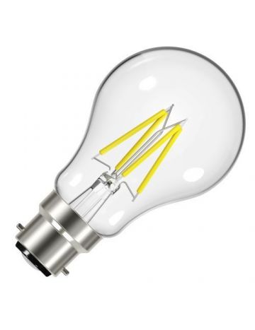 Energizer 6.2w (=60w) LED Clear GLS Filament Bulb (Extra Warm White / 2700k) - Bayonet Cap