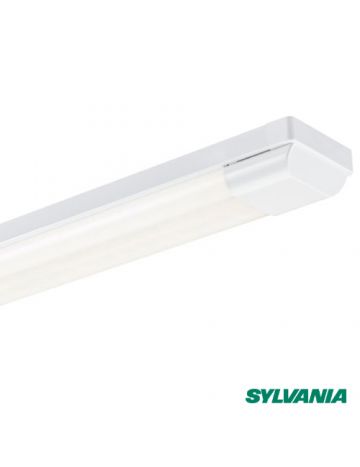 2Ft 16w Twin [1800 Lumen] Sylvania LED IP20 Indoor Batten Fitting/Ceiling Light - Slimline Design - Energy Efficient - 4000k Cool White