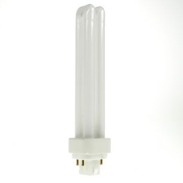 2 x EDISON  18w double compact fluorescent G24-q2 cap 